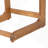 Harry Patio C-Shaped Acacia Wood Side Table