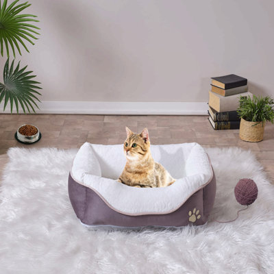 Lit pour animaux Lina, grand lit anthracite 23 po x 29 po Lina