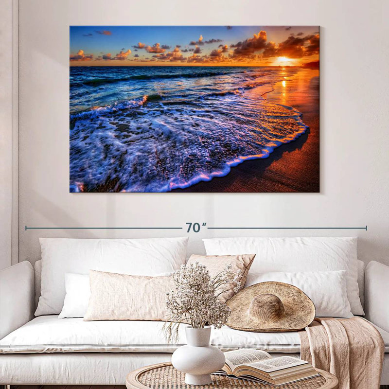 Gillard Vivid Ocean View, 34" H x 51" W