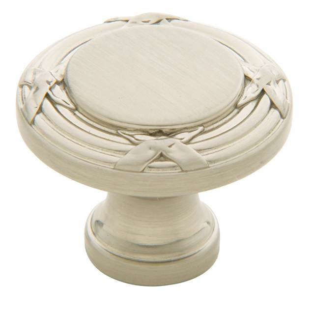 1 1/4" Diameter Mushroom Knob, Satin Nickel