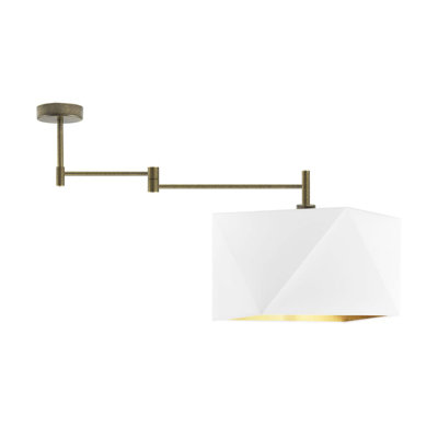 Adish Fabric Semi Flush Mount