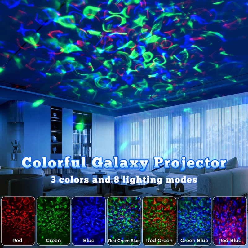 Projecteur Galaxie pour Chambre, Veilleuse de Plafond pour Enfants et Ados, Décoration intérieure | Projecteur Œuf de dinosaure, Luminosité réglable avec télécommande et minuteur, cadeau tendance pour adolescentes