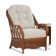 Chaise avec accoudoirs en rotin Everglade