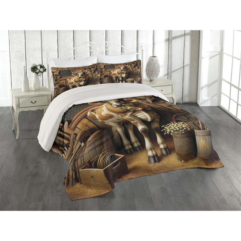 Polyester Coverlet, King Coverlet + 2 Standard Shams