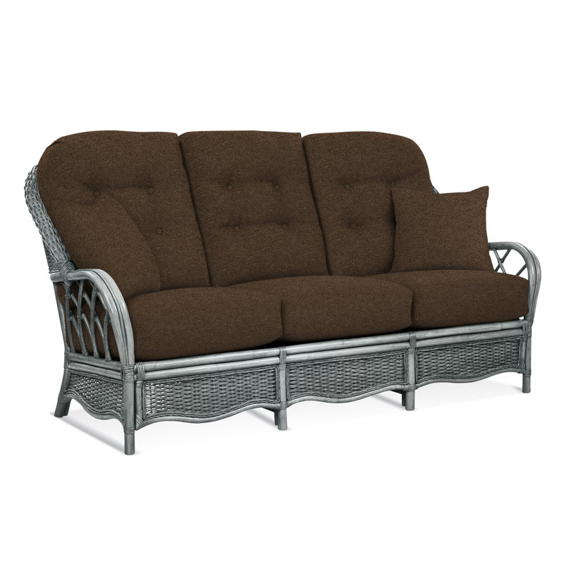 Everglade Upholstered 76'' Sofa, Elite Chocolate; 0321-72, Pacific