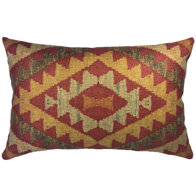  Pattern Linen Lumbar Pillow