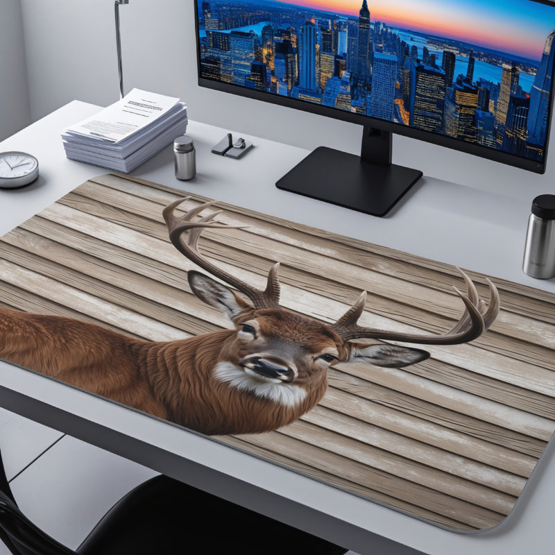 Polyester Desk Pad, 14.4x12.1