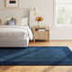 Dolma Handmade Loomed Wool Navy/Dark Blue Rug