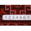 Tapis tribal à motif géométrique traditionnel 5 x 8
