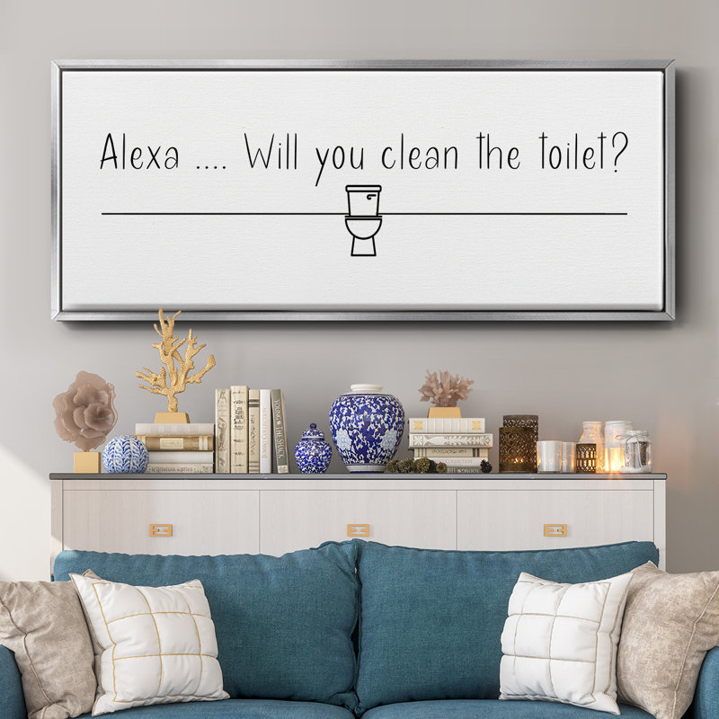 Alexa ... - Toile encadrée, H 8 po x l 20 po