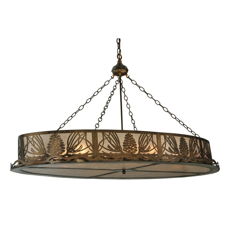 Greenbriar Oak 8 - Light Pendant