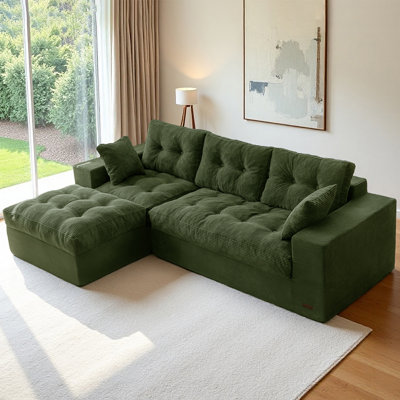 Canapé modulaire Corduroy Cloud, canapé modulaire combiné 4-en-1