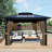 Aoodor Replacement 4-Panel Gazebo Sidewall Curtains-121327728-97531251