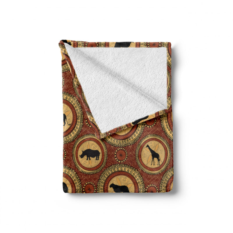 Hand Woven Throw Blanket, 70" W x 90" L