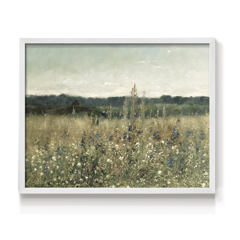 Paysages rétro-DCCCL-impression encadrée - réaménageable, Blanc, H 16 po x l 20 po