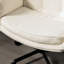 Fauteuil en croix avec 6 vitesses réglables, roues et salon pour le bureau à domicile Salle de conférence confortable avec motif de pivotement en milieu de travail et roues