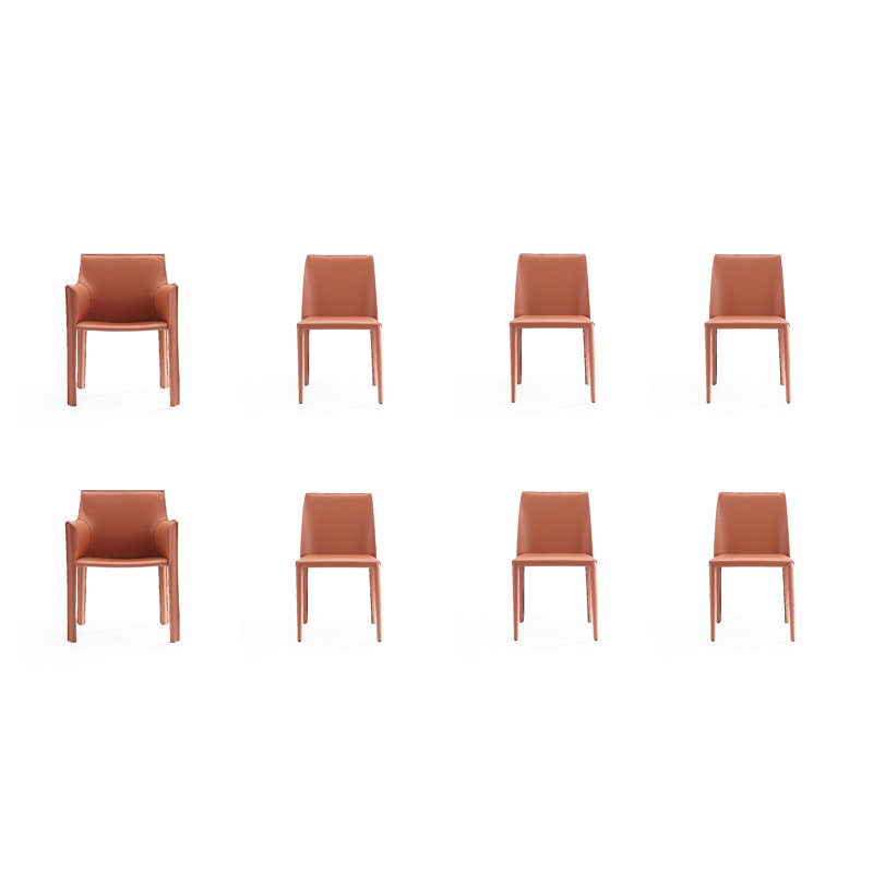 Ensemble de chaises d'appoint rembourrées Paris, Argile, Argile