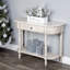 Danielle Marble 40" one- drawer Console Table-1037264154