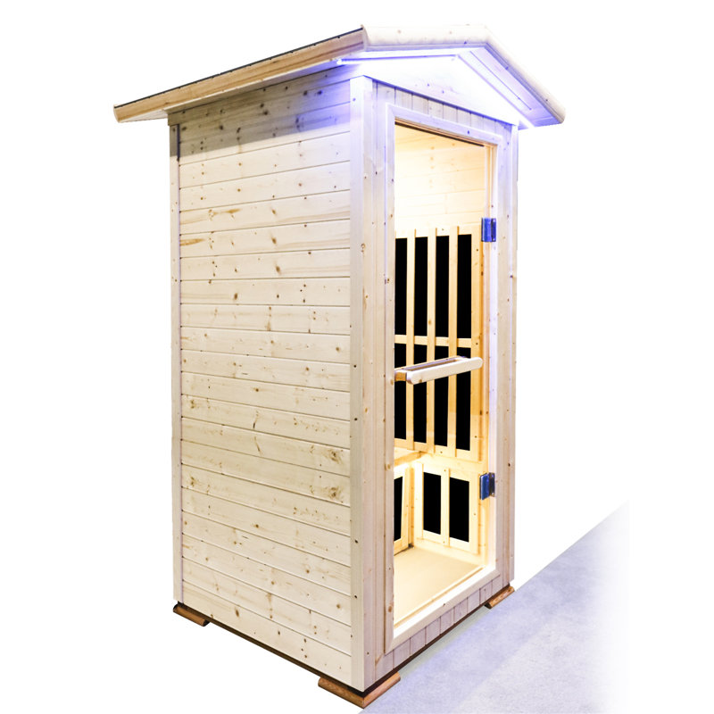 Poils de sauna infrarouge lointain pour une personne