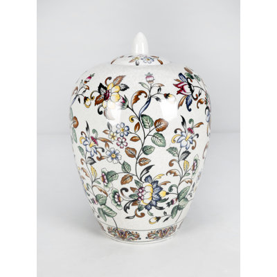 Gainesville 11'' Porcelain Ginger Jar