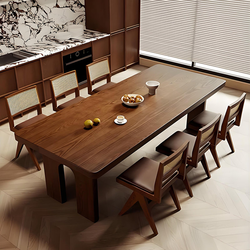 Ensemble de salle à manger Wabi-Sabi, H 29,5 po x L 78,7 po x l 31,5 po
