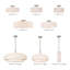 Plafonnier semi-encastré 5 lumières Bazilijus-430015666-430015664