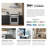 Cosmo 30 in. Vista Collection Ductless Wall Mount Range Hood, Touch Controls, LED Lights, Permanent Filters, Stainless Steel