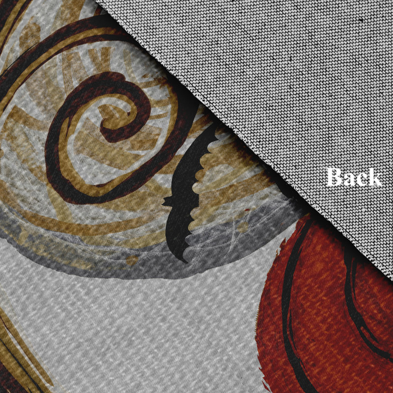 Basilton Chenille Indoor Rug, Round 5'