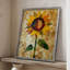 Reproduction encadrée FLORAL Series CDLxx III - bois massif-1119939717