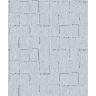 Geometric Lines 1m x 53cm Metallic Wallpaper Roll
