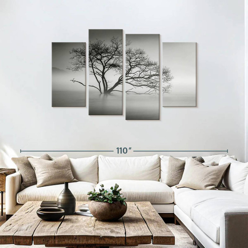 Harnek Lake Tree, 48" H x 75" W