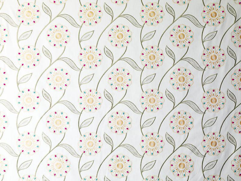 Tissu Grandeur, Jaune / sauge