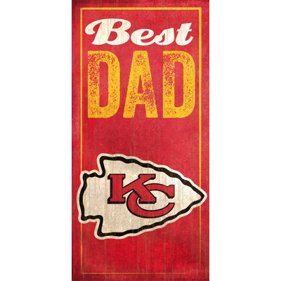 « best dad », impression sur plaque NFL