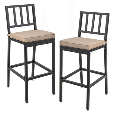 Basha 27" Patio Bar Stool by Wade Logan
