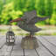 Bird Pelican Glass Garden Statue