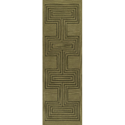 Orlie Hand Tufted Wool Brown Rug