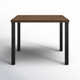 37.4'' Steel Outdoor Dining Table
