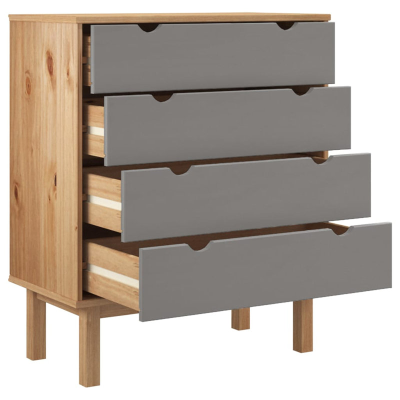Javarous Accent Chest, Brown and Gray
