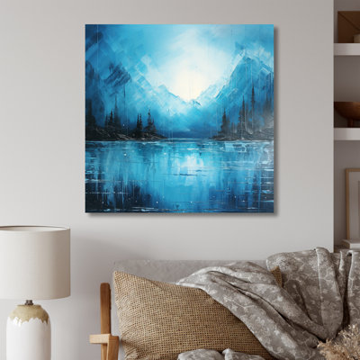 Northern Sky Blue Harmony, reproduction d'art sur toile