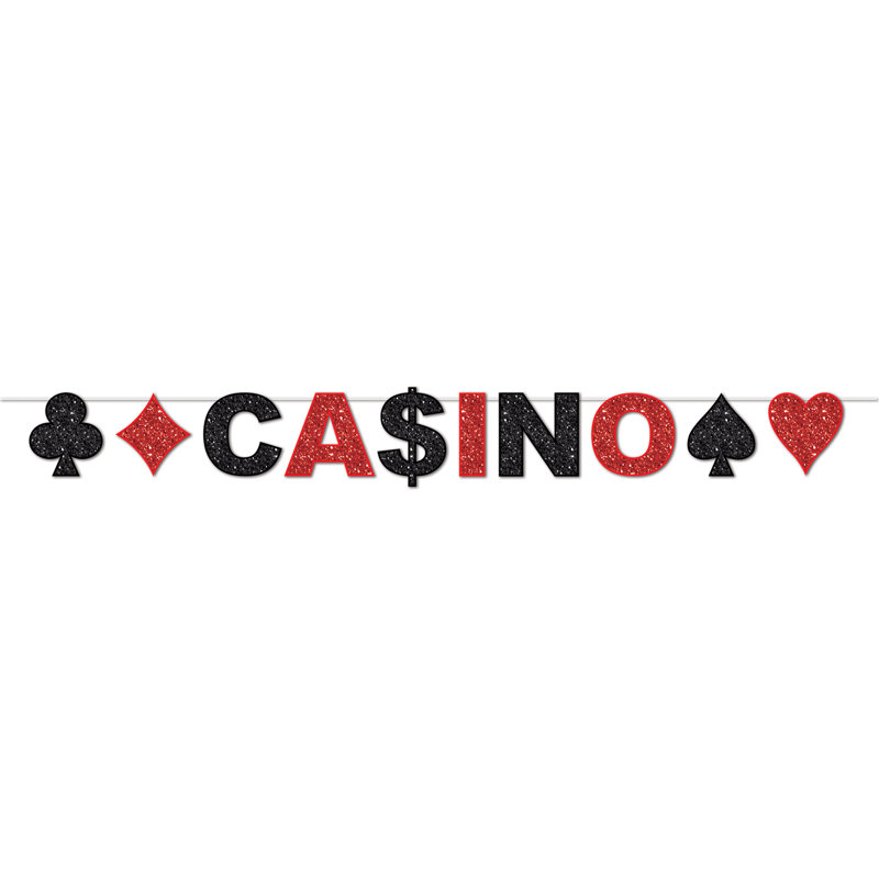 Banderole de casino scintillante
