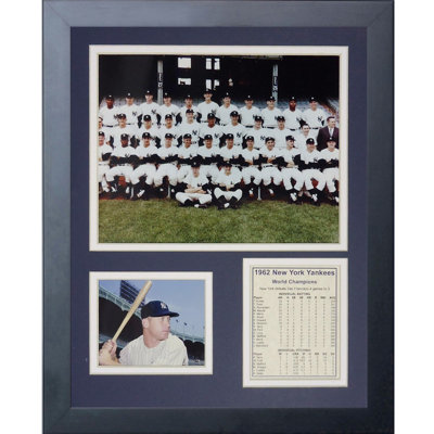 Souvenirs encadrée 1962 new york yankees