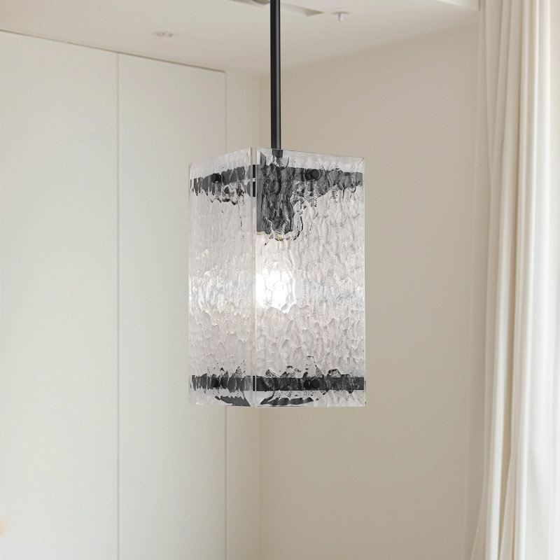 Luminaire suspendu noir 1 lumière Amirrah