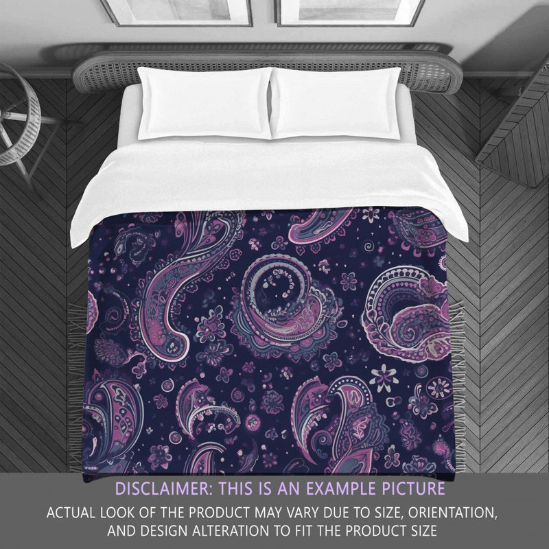 Paisley Bedding, Queen Comforter
