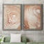 «Wood Grain Suminagashi I», ensemble de 2 impressions encadrées-697998588-697998598