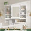 Armoire de toilette murale blanche moderne