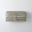 Abstract Block Cabinet-Right-Silver