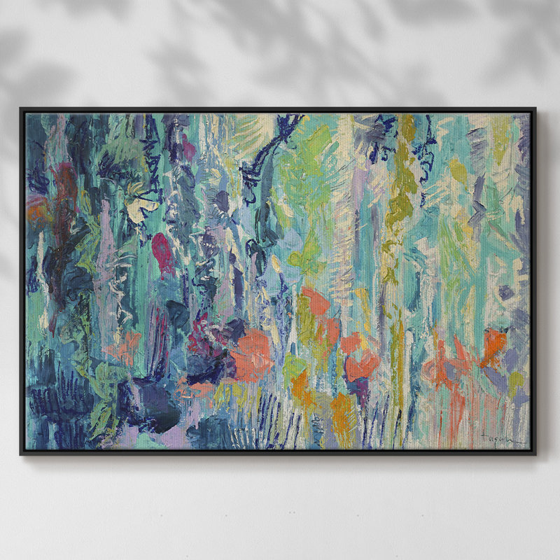 Toile encadrée de qualité supérieure Downpour Butterflies - prête à être accrochée, H 25 po x l 37 po x P 2 po