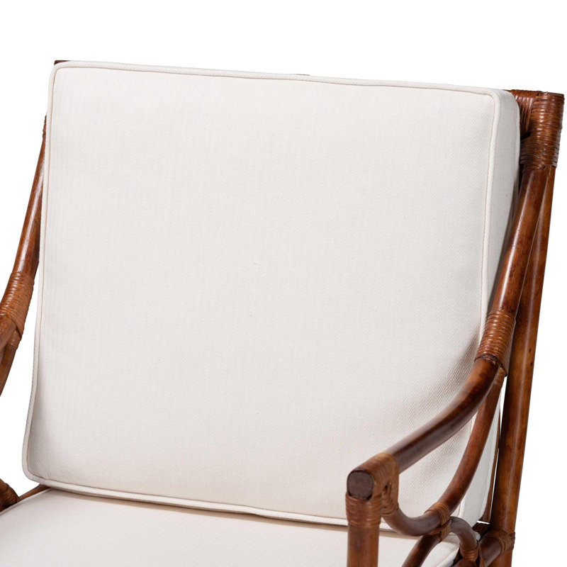 Bali & pari Fauteuil Cleantha Boho, brun marbré
