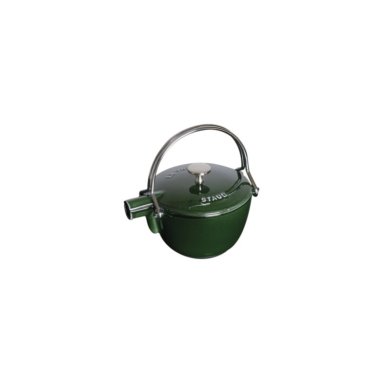 STAUB Cast Iron Tea Pot 1.15L, Basil