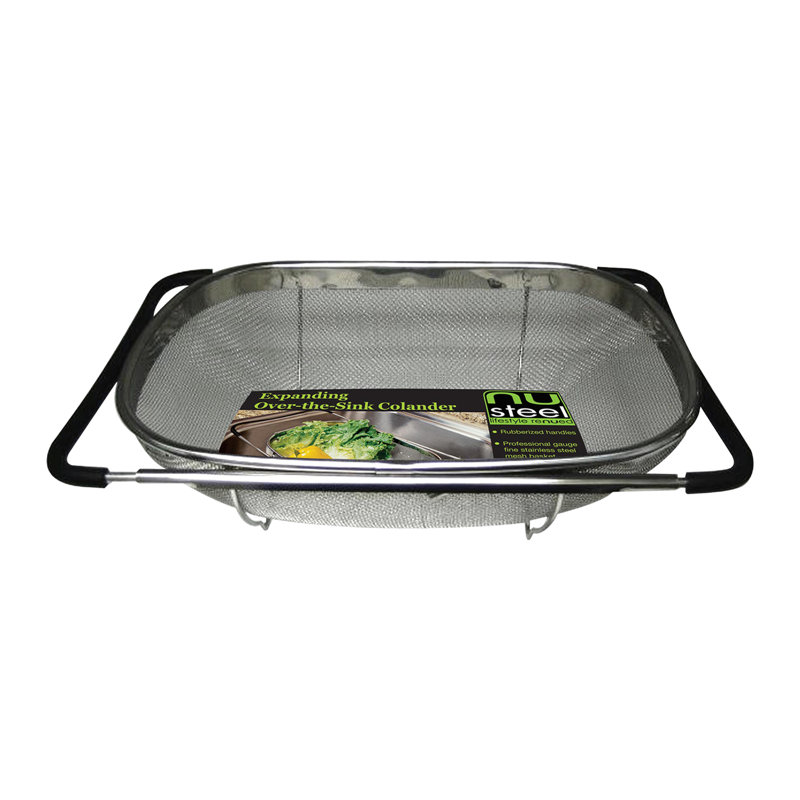 NU Steel Stainless Steel Colander